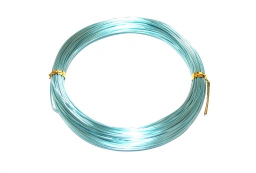 Aluminium Wire Light Aqua 1mm - 20m