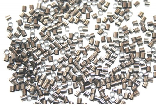 Coprischiaccini - Copri schiaccini argentati 4.8 mm pacco 20 pezzi per  bigiotteria fai da te