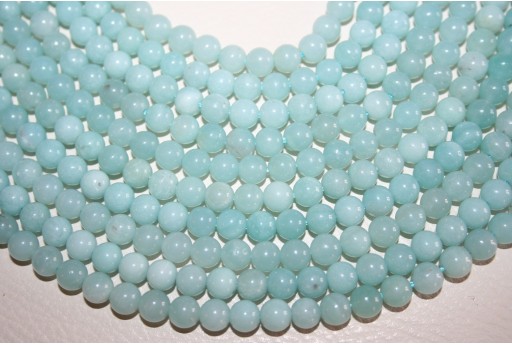 5 Pietre Amazonite Sfera 6mm AMA5A