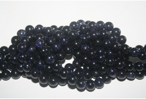 Filo 48 Pietre Goldstone Blue Sfera 8mm GS10 2