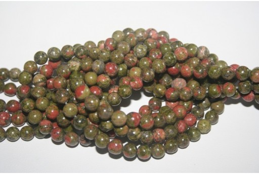 Pietre Dure Unakite Sfera 6mm - 60pz