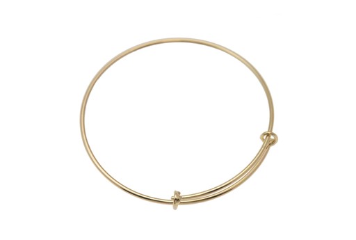 Gold Plated Closed Bracelet 62X1,5mm