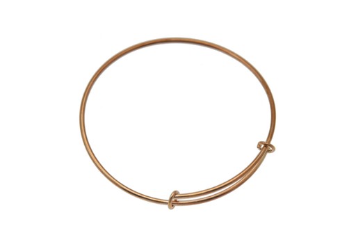 Rose Gold Plated Closed Bracelet 62X1,5mm
