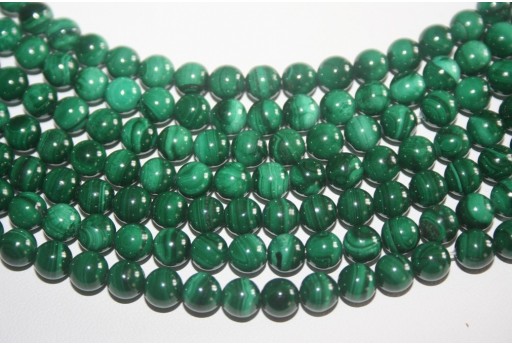 Filo 62 Pietre Malachite Sfera 6mm MAL4