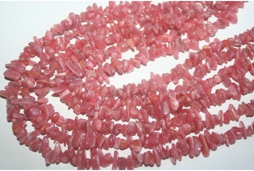 Filo Circa 100 Pietre Rhodochrosite Chips 5x8mm RHO3