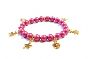 Kit Bracciale Perle Swarovski Mulberry Pink