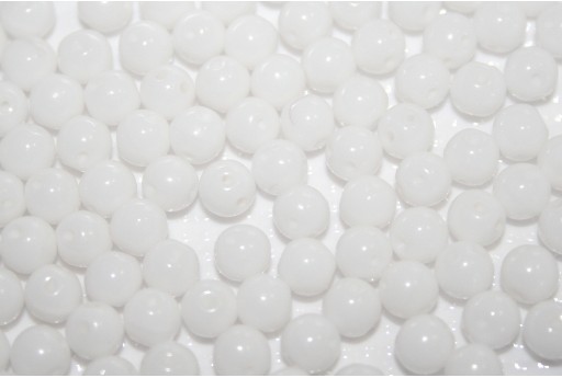 Perline RounDuo® - Chalk White 5mm - 30pz