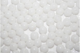 Perline RounDuo® - Chalk White 5mm - 30pz