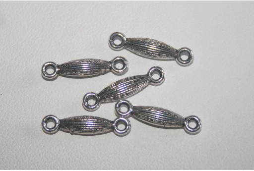 12 Barre Argento Tibetano 18x3,5mm TI90