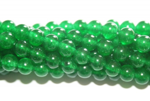 Giada Colorata Verde - Tondo 6mm