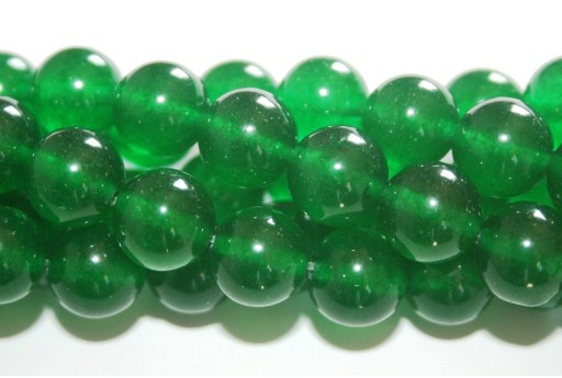Giada Colorata Verde - Tondo 10mm