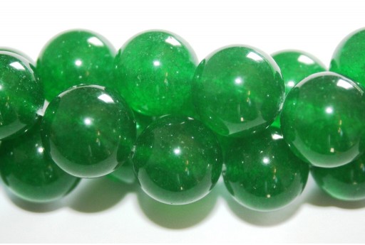 Giada Colorata Verde - Tondo 14mm