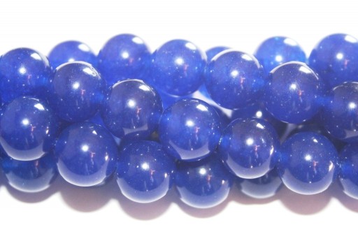 Giada Colorata Blu Lapis - Tondo 10mm