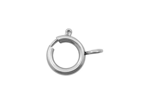 Stainless Steel Spring Ring Clasps 7,5x5mm