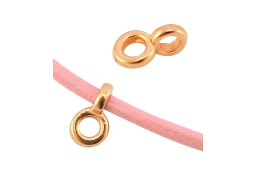 Componente per Pendente - Oro Rosa 4,5x7mm - 6pz