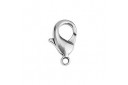 Moschettoni Acciaio Colore Platino 8x13mm - 4pz