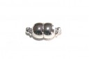 Platinum Plated Magnetic Clasp 15x7mm
