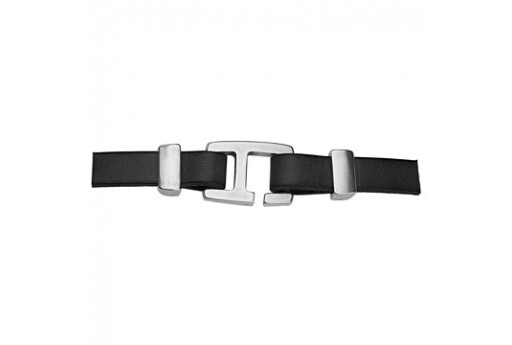 Silver Zamak Clasp 26x19mm - 1pcs 2