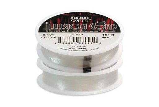 Filo Invisibile Illusion Cord Trasparente 0,25mm - 50mt