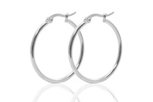 Beadthoven 100 orecchini in acciaio inox 304 da 40 mm con