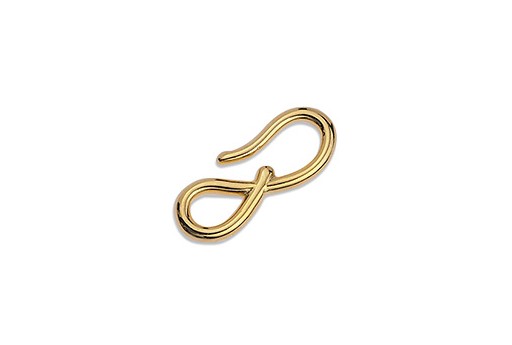 Gold Clasps Loop 26x10mm - 2pcs