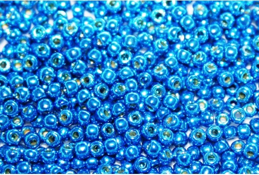 Toho Seed Beads Permafinish Galvanized Denim Blue 11/0 - 10g