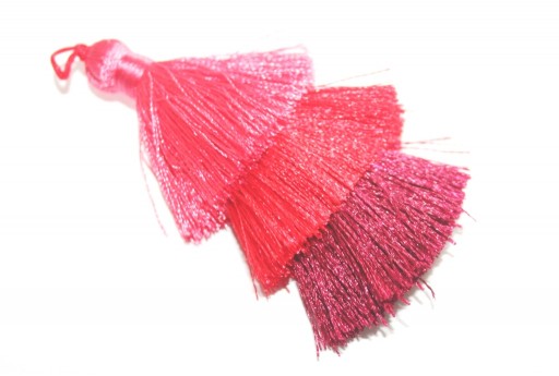 Triple Tassel Red 70mm - 1pcs