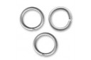 Brass Jump Ring Silver 7x1,2mm - 30pcs