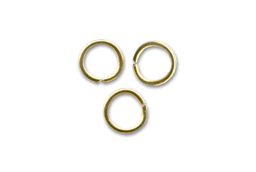 Anellini Aperti Ottone - Oro 7x1,2mm - 30pz