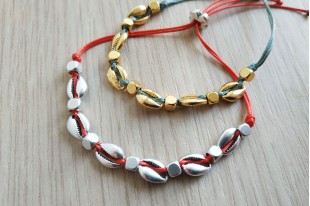 kit fai da te bracciali con conchiglie