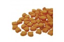 Czech Glass Ginko Beads - Matte Velvet Mustard 7,5mm - 10gr