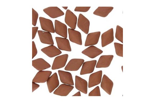 GemDuo Beads - Matte Velvet Brick 8x5mm - Pack 100gr