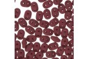 Superduo Beads - Matte Velvet Maroon 5x2,5mm - 10gr