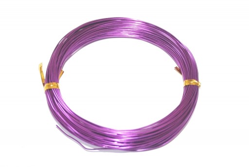 Purple Aluminum Wire - Diameter 3,0mm - 5mt
