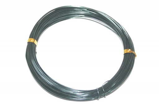 Black Aluminum Wire - Diameter 3,0mm - 5mt