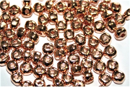 Perlina Irregolare in Zama - Oro Rosa 2,6x4,8mm - 10pz