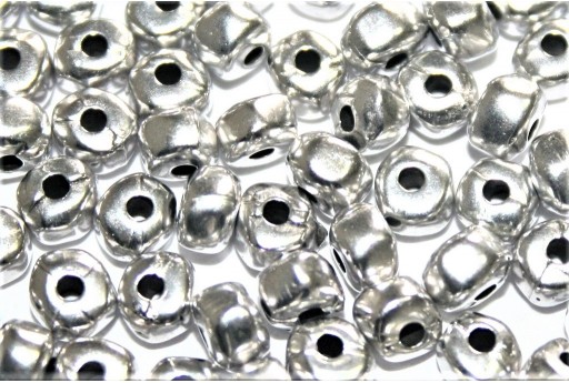 Perlina Irregolare in Zama - Argento 3,6x4,7mm - 8pz