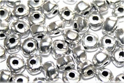 Zamak Beads - Antique Silver 3,6x4,7mm - 8pcs