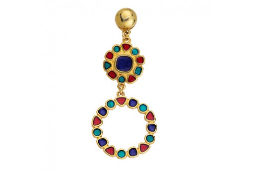 Link Tondo Oro Multicolor 17,8x23,6mm 2