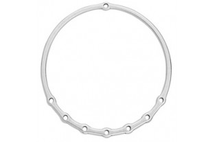 Component Ring Wire With 7 Holes - Silver 60mm