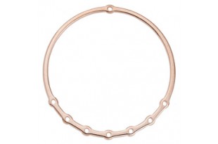 Component Ring Wire With 7 Holes - Rose Gold 60mm