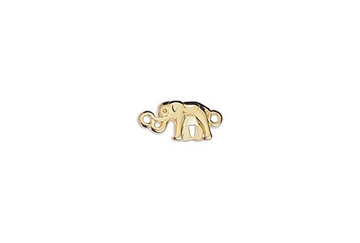 Link Elefante - Oro 16,8x8mm - 2pz