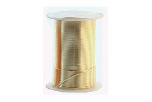 Lacquered Tarnish Resistant Wire Gold 16ga - 8yd