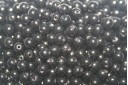 Czech Round Beads Jet 3mm - 100pcs