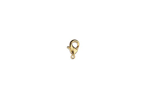 Zamak Lobster Claw Clasps Gold 9,7x5,3mm - 4pcs