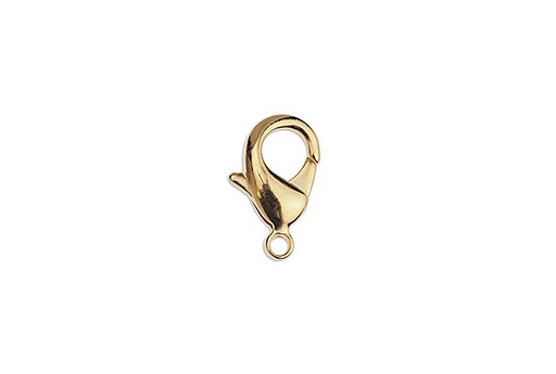 Zamak Lobster Claw Clasps Gold 18,8x10,8mm - 2pcs