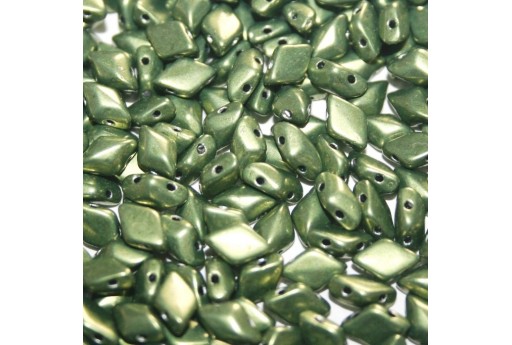 Perline GemDuo - Sueded Gold Fern 8x5mm - 10gr