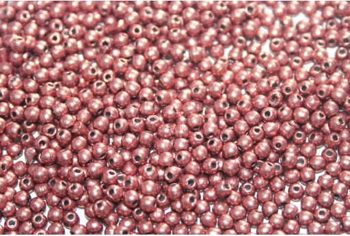 Czech Round Beads - Sueded Gold Lantana 2mm - 150pcs