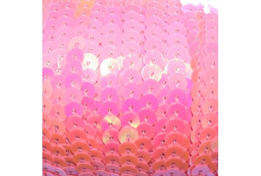 Pink AB Sequins Strand Smooth 6mm - 2mt