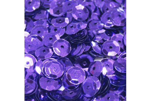 Cuvettes Sequins Purple 6mm - 20gr